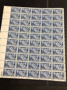 US 906 Lincoln, Sun Yat-sen Sheet Of 50 A Few Stamps Are Hinged & Some Folding 