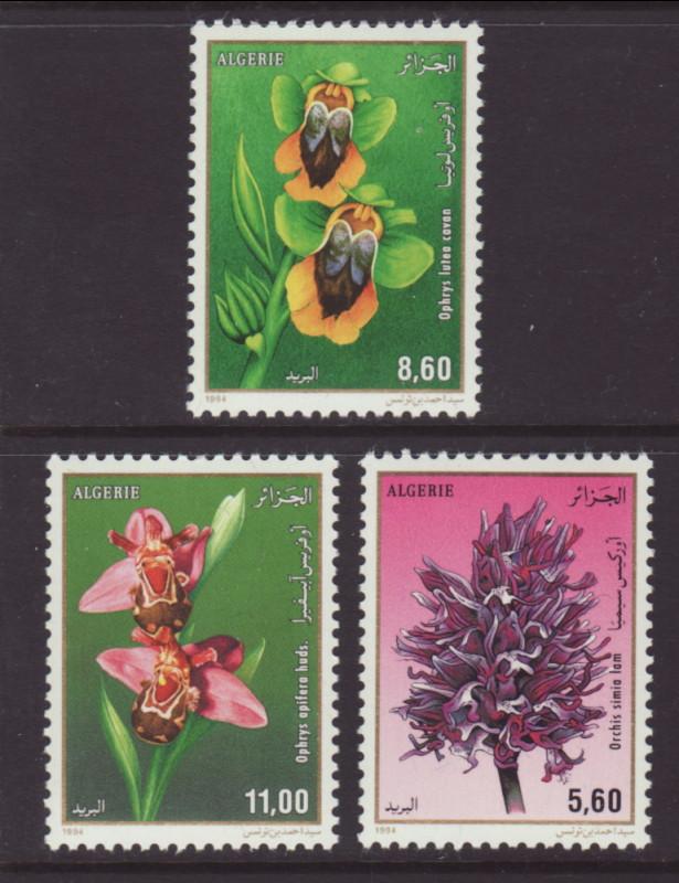 Algeria 997-999 Flowers MNH VF