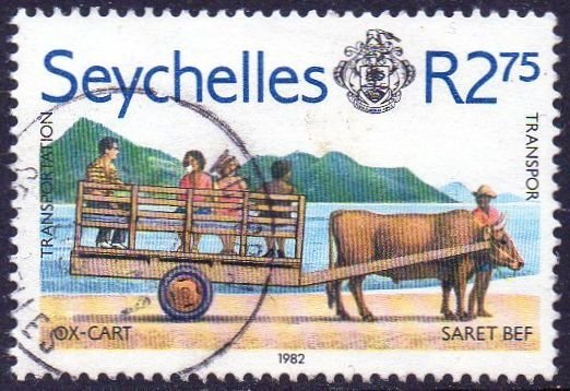 Seychelles 1982 2.75r Ox-cart used