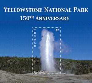 2021/05- TUVALU - YELLOWSTONE PARK 150TH       1V    MNH ** TA