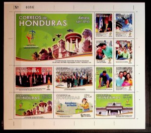 HONDURAS Sc C1117 NH MINISHEET OF 2007 - LOCAL LIFE - (CT5)