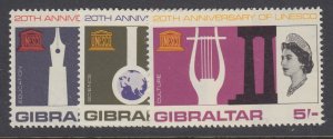 Gibraltar, Scott 183-185 (SG 196-198), MNH