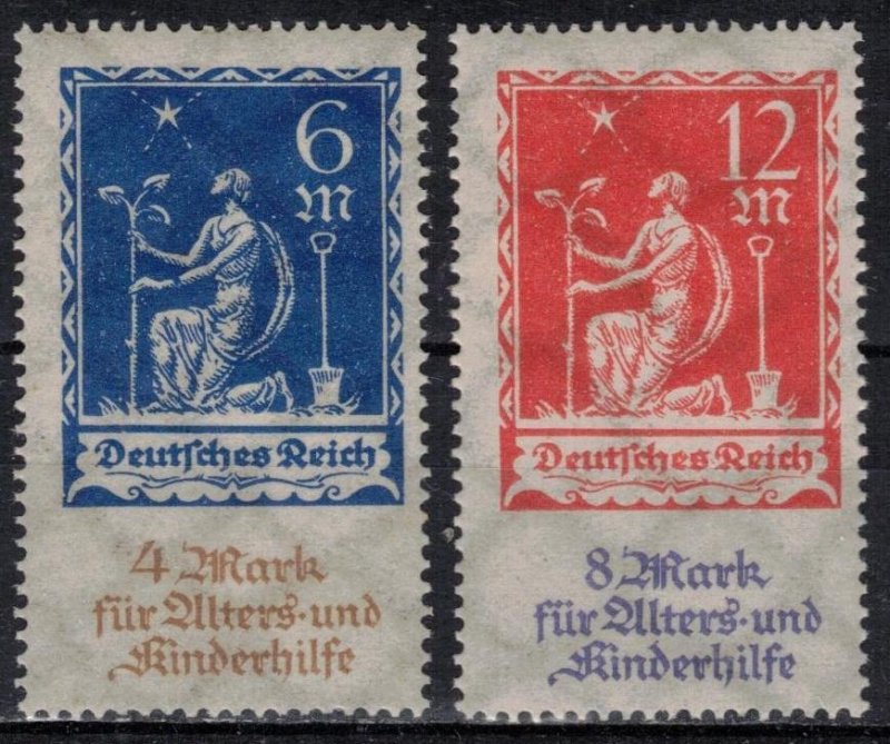 Germany - Reich - Scott B3-B4 MNH (SP)