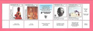 VENEZUELA Sc 1445 NH issue of 1991 - STRIP - ART