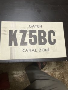 Canal Zone QSL post cards