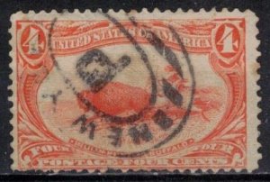 USA - Scott 287 w/ Registry Cancel