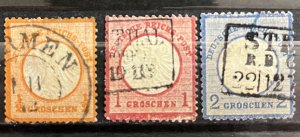 Germany #16-18 Used- SCV=$20.75