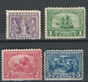 US 537, 548-50 MLH/MNG F/VF 1919-20 SCV $48.75