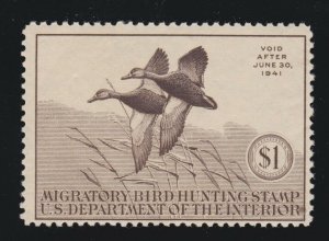 US RW7 Duck Hunting Mint F-VF OG NH SCV $250