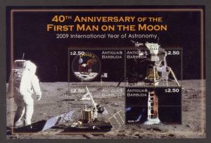 Antigua Sc# 3049 MNH 40th Anniversary of Moon Landing (M/S)