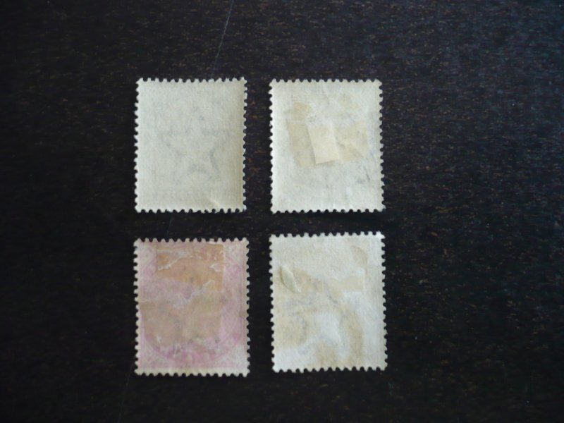 Stamps - India - Scott# 55-58 - Mint Hinged & Used Part Set of 4 Stamps