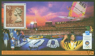 Hong Kong Scott 757 Olympic Sports MNH** sheet