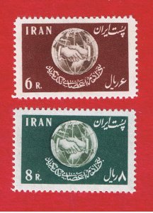 Iran #1128-1129 MNH OG   Human Rights  Free S/H