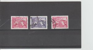 Sweden  Scott#  623-625  Used  (1963 Freedom from Hunger)