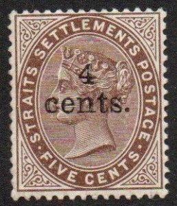 Straits Settlements Sc #90 Mint no gum