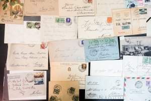 Italy 1800s to mid-1900s Massive Commercial Stamp Cover Collection 650+ Items