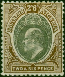 Southern Nigeria 1903 2s6d Grey-Black & Brown SG17 Fine & Fresh LMM