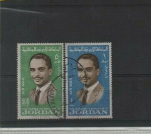 Jordan 1966 Airmail high values SG726-7 - used