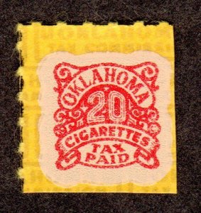 Oklahoma State Revenue, Cigarettes SRS # C47 MNH Lot 230719 -05