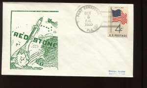 OCTOBER 5 1960 MERCURY REDSTONE GOLDCRAFT COVER PORT CANAVERAL (LV 1001)