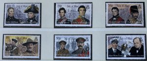 ISLE OF MAN 2000 ISLE OF MAN AT WAR SG887/892 MNH ..SEE SCAN