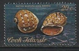 1974 Cook Islands - Sc 392 - used VF - 1 single - Sea shells