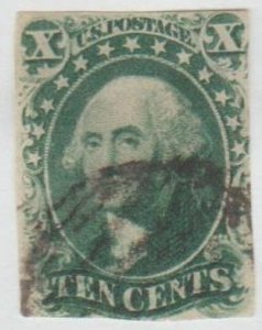 U.S. Scott #14 Washington Stamp - Used Single