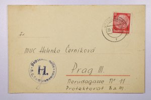 Germany 1942 Sachsenhausen Concentration Camp Cover - L39967