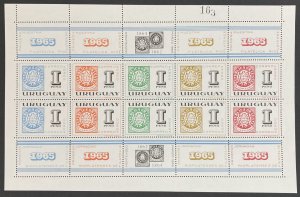 Uruguay 1965 #c271 , Rio De Plata Stamp Show, **MNH**.