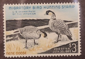 Scott RW31 1964 $3.00 Duck Stamp MNH Nice Stamp SCV - $100.00