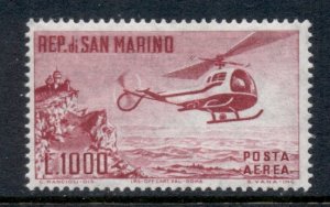 San Marino 1960 Airpost Helicopter MUH