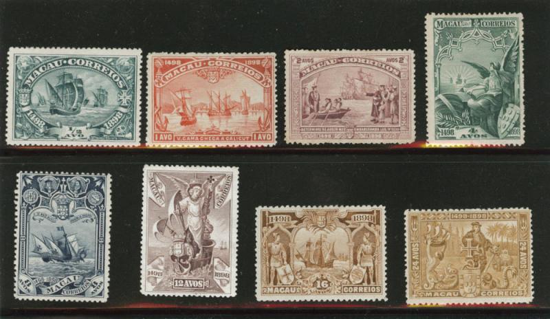 Macau Macao Scott 67-74 Vasco da Gama 1898 mint set CV$130