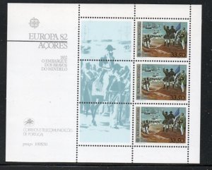 Portugal  Azores Sc 333a 1982  Europa stamp sheet mint NH