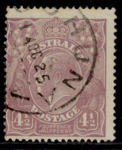 AUSTRALIA GV SG81, 4½d violet, FINE USED. 