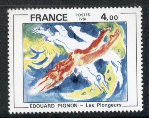 France 1981 Art, The Divers MUH