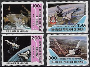 1981 Congo Brazzaville 805-808 Lunohod-1 8,00 €