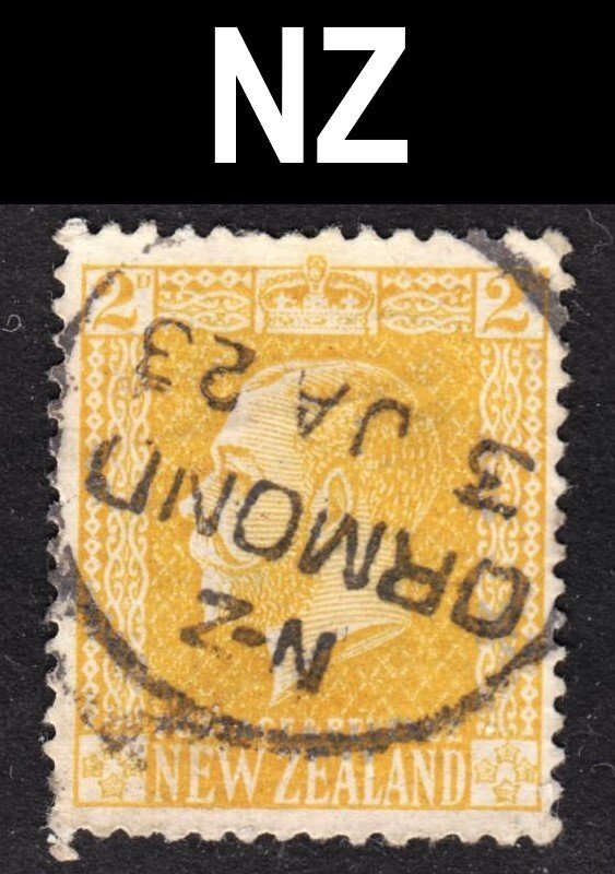 New Zealand Scott 163 F to VF used. Splendid SON cds. FREE...