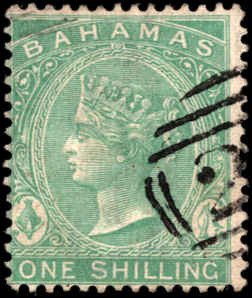 Bahamas #22, Incomplete Set, 1882-1898, Used