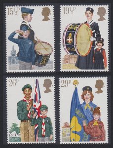 Great Britain Scouts Youth Organizations 4v 1982 MNH SC#983-986 SG#1179-1182