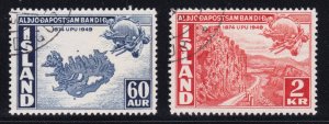 Iceland Used Set - Scott# 255-56