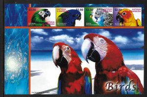 Antigua 2709 2003 Birds m/s MNH