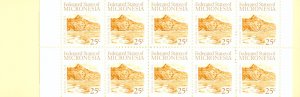 MICRONESIA 36a COMPLETE BOOKLET  SCV $6.50 BIN $3.25