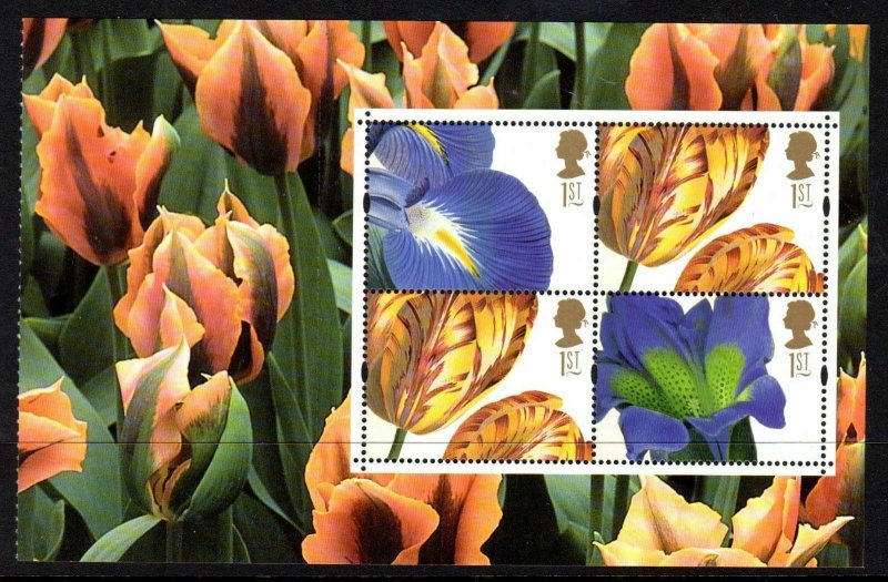 2004 SG 2463a 1st Class p15 x 14 Prestige Booklet Pane Glory of the Garden DX33