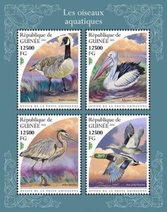 [950 38]- YEAR 2018 - GUINEA - WATER BIRDS       4V   complet set  MNH/**