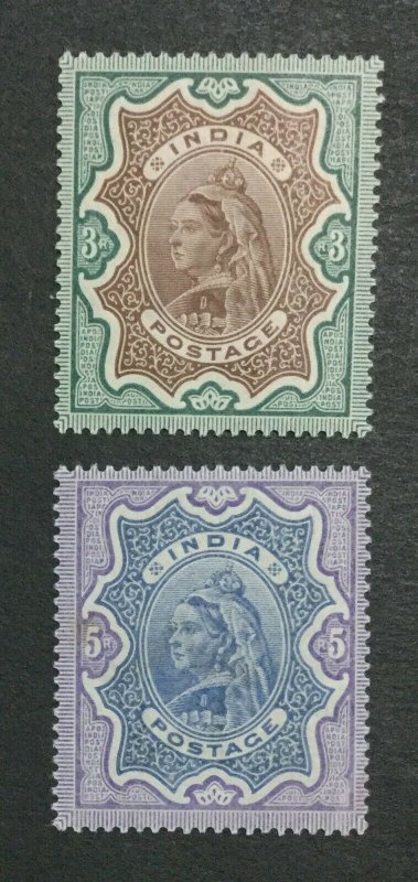 MOMEN: INDIA SG #108-109 MINT OG NH LOT #198489-6077