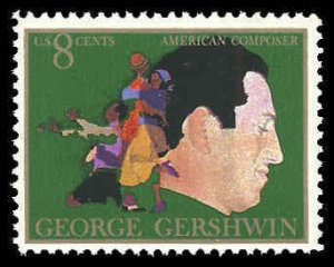 PCBstamps   US  #1484 8c Arts - George Gershwin, MNH, (6)