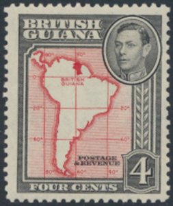 British Guiana   SC# 232a  MLH   perf 12½  see details & scans