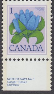 Canada - #705 Bottle Gentian - MNH