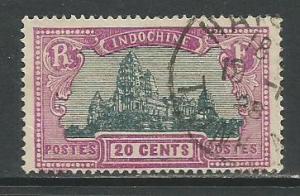 Indo-China  #132  used  (1927)  c.v. $2.40