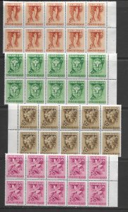 Hungary 551-4 Scouts MNH  cpl. set X 10 vf, 2018 CV $30.50